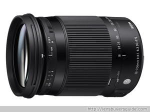 Sigma 18-300mm f/3.5-6.3 DC MACRO OS HSM C lens
