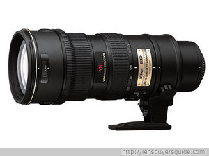 Nikkor 70-200mm f2.8G IF-ED AF-S VR lens