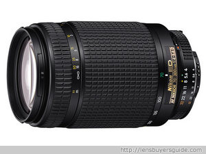 Nikkor 70-300mm f/4-5.6D ED AF lens