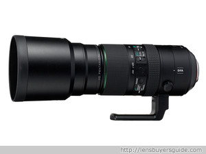 Pentax smc D FA 150-450mm f/4.5-5.6 ED DC AW lens