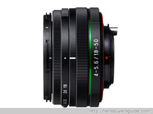 Pentax smc HD DA 18-50mm f/4-5.6 DC WR RE lens
