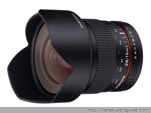 Samyang 10mm f/2.8 ED AS NCS CS lens