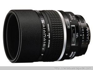 Nikkor 105mm f/2.0D DC AF lens