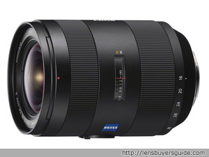 Sony Zeiss Vario-Sonnar T* 16-35mm f/2.8 ZA SSM II lens