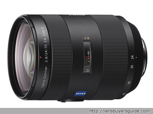 Sony Zeiss Vario-Sonnar T* 24-70mm f/2.8 ZA SSM II lens