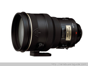 Nikkor 200mm f/2G IF-ED AF-S VR lens