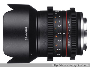 Samyang 21mm T/1.5 ED AS UMC CS lens