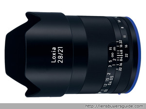 Carl Zeiss Loxia 21mm f/2.8 lens
