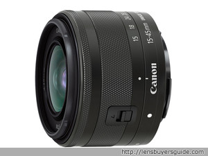 Canon EF-M 15-45mm f/3.5-6.3 IS STM lens