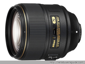 Nikkor 105mm f/1.4E ED AF-S lens