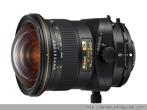 Nikkor 19mm f/4E ED PC lens