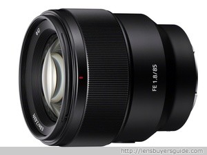 Sony FE 85mm F1.8 lens