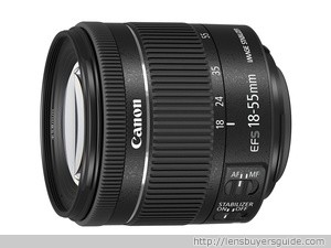 Canon EF-S 18-55mm f/4-5.6 IS STM lens