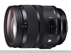 Sigma 24-70mm f/2.8 DG OS HSM A lens
