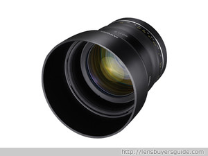 Samyang XP 85mm f/1.2 lens