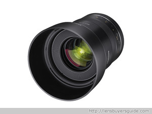 Samyang XP 50mm f/1.2 lens