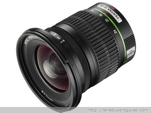 Pentax smc DA 12-24mm f/4.0 ED AL (IF) lens