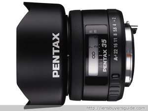 Pentax smc FA 35mm f/2.0 AL lens