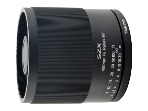 Tokina SZX SUPER TELE 400mm F8 Reflex MF lens