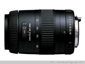 Pentax smc A 80-200mm f/4.7-5.6 lens