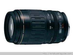 Canon EF 100-300mm f/4.5-5.6 USM 鏡頭評語, 技術規格, 配件