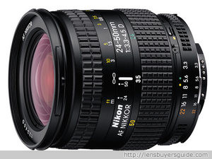 Nikkor 24-50mm f/3.3-4.5D lens