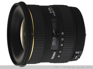 Sigma 10-20mm f/4-5.6 EX DC HSM lens
