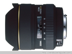 Sigma 12-24mm f/4.5-5.6 EX DG ASP HSM lens