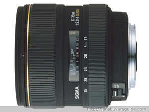 Sigma 17-35mm f/2.8-4 EX DG ASP HSM lens