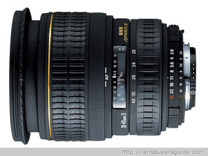 Sigma 20-40mm f/2.8 EX DG ASP lens