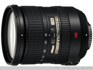Nikkor 18-200mm f/3.5-5.6 IF-ED AF-S VR DX lens