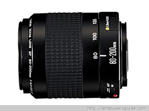 Canon EF 80-200mm f/4.5-5.6 II lens
