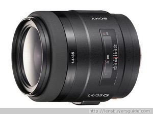 Sony 35mm f/1.4 G-Series Standard Lens lens