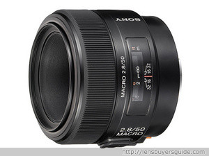 Sony 50mm f/2.8 Macro Lens lens