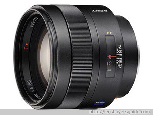 Sony Zeiss Planar T* 85mm f/1.4 ZA lens
