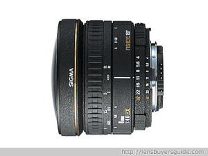 シグマ 8mm F4 D EX DG CIRCULAR FISHEYE ニコン