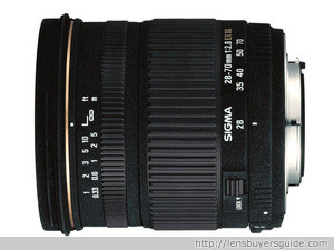 Sigma 28-70mm f/2.8 EX DG lens