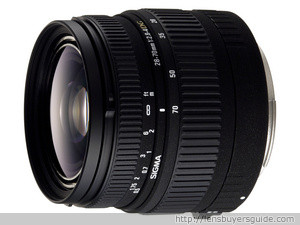 Sigma 28-70mm f/2.8-4 DG lens