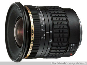 Tamron SP AF11-18mm f/4.5-5.6 Di-II LD Aspherical lens