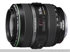 Canon EF 70-300mm f/4.5-5.6 DO IS USM lens