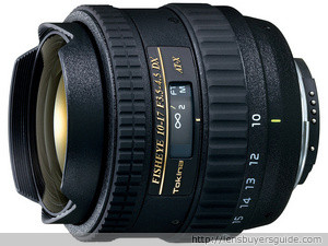 Tokina AF10-17mm f/3.5-4.5 AT-X DX FISHEYE lens