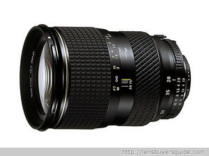 Tokina AF28-70mm f/2.8 AT-X PRO SV lens reviews, specification