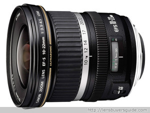 Canon EF-S 10-22mm f/3.5-4.5 USM lens