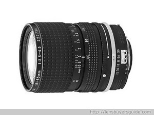 Nikkor 28-85mm f/3.5-4.5 AF lens