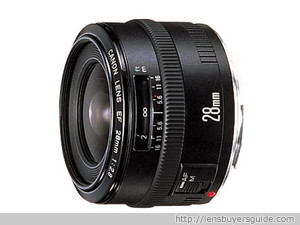 Canon EF 28mm f/2.8 lens