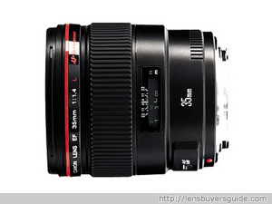 Canon EF 35mm f/1.4L USM lens