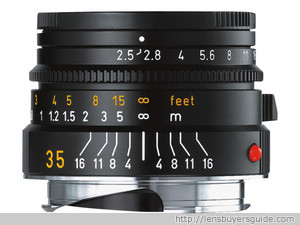 Leica Summarit-M 35mm f/2.5 lens