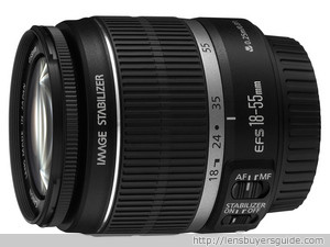 Canon EF-S 18-55mm f/3.5-5.6 IS lens