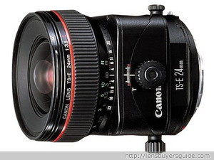 Canon TS-E 24mm f/3.5L lens