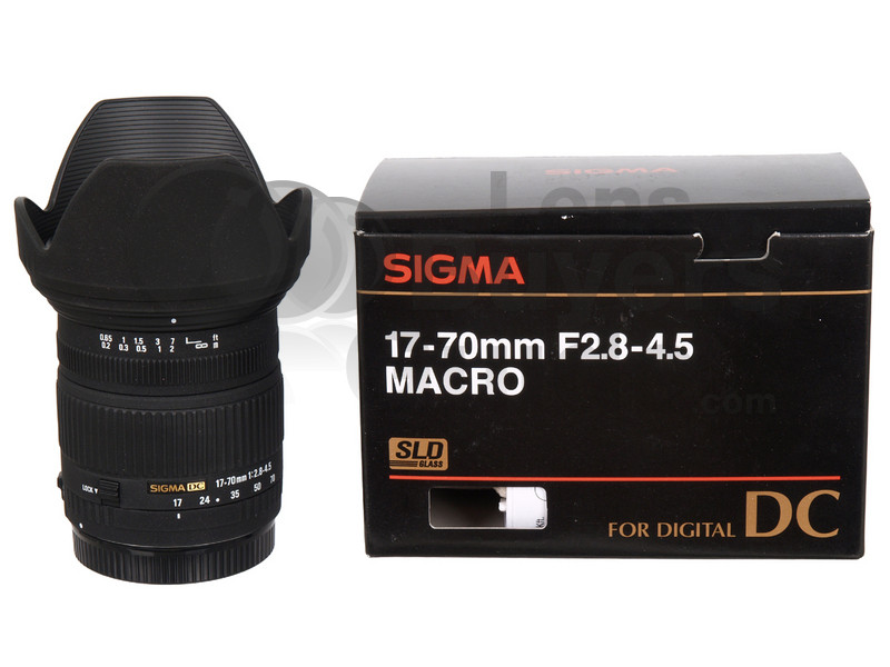 Sigma 17-70mm f/2.8-4.5 DC MACRO lens reviews, specification 